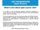 Dot Net Framework Open Source