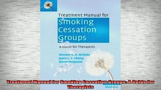 READ book  Treatment Manual for Smoking Cessation Groups A Guide for Therapists Free Online