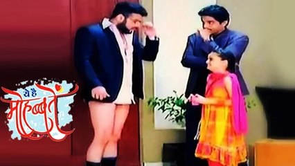 Karan Patel FORGETS TO Wear PANT | Yeh Hain Mohabattein | 21st May 2016