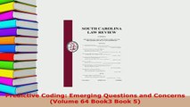 PDF  Predictive Coding Emerging Questions and Concerns Volume 64 Book3 Book 5 Free Books