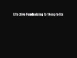 Read Effective Fundraising for Nonprofits Ebook Free