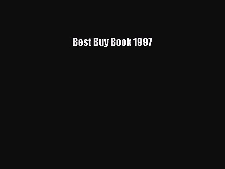 Read Best Buy Book 1997 Ebook Free