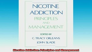 READ book  Nicotine Addiction Principles and Management Free Online