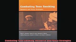READ book  Combating Teen Smoking Research and Policy Strategies Free Online
