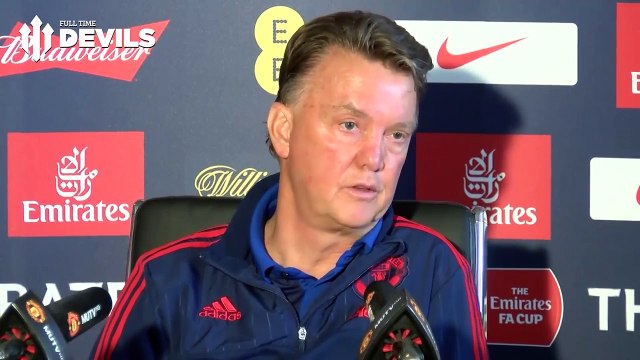 Crystal Palace vs Manchester United Louis van Gaal Pre Match Presser FA Cup Final 21-05-2016 HD