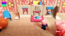Peppa Pig Toys pregnant Mummy pig playset with Play doh Giant Peppa Pig family new episode