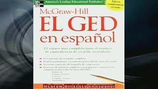 Free PDF Downlaod  McGrawHill El GED en espanol  BOOK ONLINE