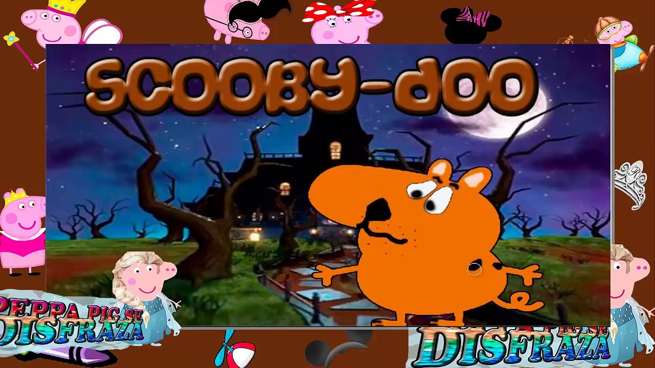 PEPPA PIG Y SU FAMILIA SE DISGRAZA DE SCOOBY DOO Y SU PANDILLA VIDEOS PARA NIÑOS