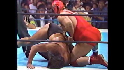 The Strong Machines vs Tatsumi Fujinami and K.Kimura at Anjo, Aichi, Japan on 10/26/84