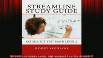 FREE DOWNLOAD  Streamline Study Guide SAT Subject Test Math Level 2  BOOK ONLINE