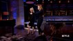 Christina Aguilera tries to teach Chelsea Handler how to sing