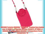 MUZZANO Pochette ORIGINALE CityPoche Premium Rose bonbon pour LG NEXUS 4 - Protection Antichoc