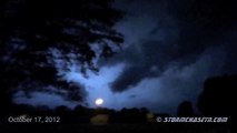 October 17, 2012 - Rotating Thunderstorm with Frequent Lightning (Tunica, MS)