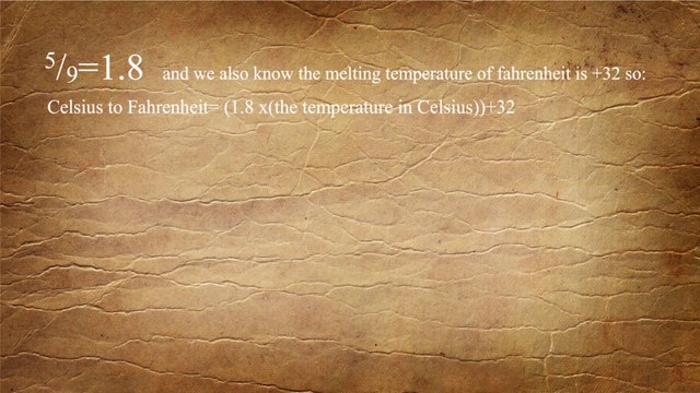 Physics|Celsius and Fahrenheit conversion (4K)