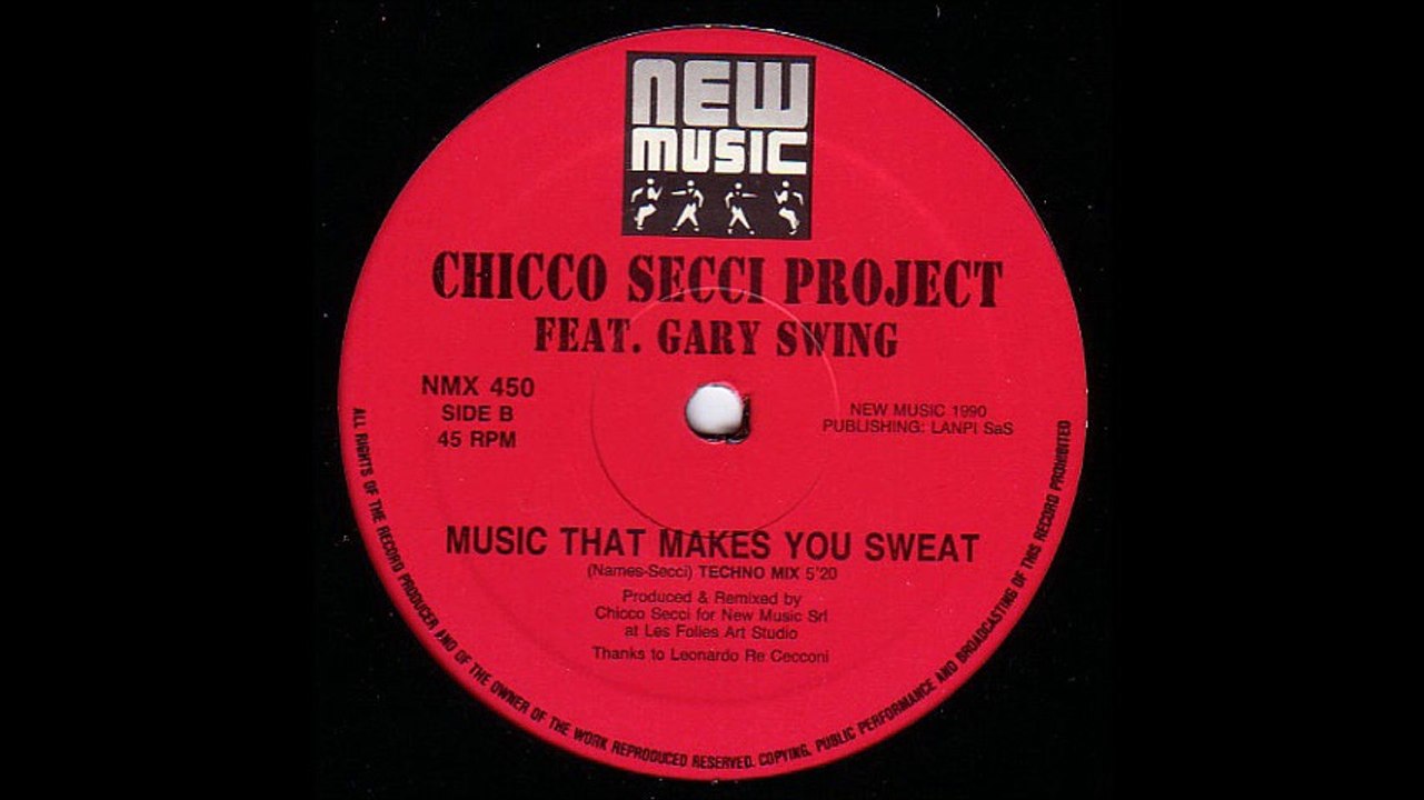 Chicco Secci Project Feat. Gary Swing - Music That Makes You Sweat! (Techno Mix) (B)