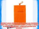 MUZZANO Pochette ORIGINALE Cocoon Orange pour BLACKBERRY CURVE 9380 - Protection Antichoc ELEGANTE