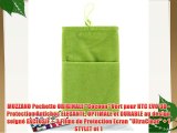 MUZZANO Pochette ORIGINALE Cocoon Vert pour HTC EVO 3D - Protection Antichoc ELEGANTE OPTIMALE