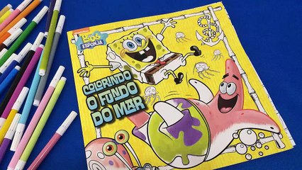Bob Esponja pintura lápis canetinha Animación de Bob Esponja Patrick