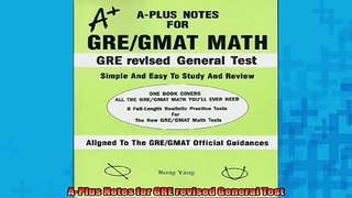 READ book  APlus Notes for GRE revised General Test  FREE BOOOK ONLINE