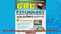 READ book  The Best Test Preparation for the GRE Psychology with Disks TESTware  FREE BOOOK ONLINE