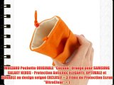 MUZZANO Pochette ORIGINALE Cocoon Orange pour SAMSUNG GALAXY NEXUS - Protection Antichoc ELEGANTE