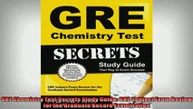 EBOOK ONLINE  GRE Chemistry Test Secrets Study Guide GRE Subject Exam Review for the Graduate Record  BOOK ONLINE