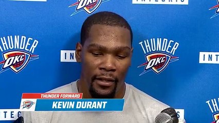 GAME 3 : Kevin Durant Practice Interview - May 20, 2016 - 2016 NBA Playoffs
