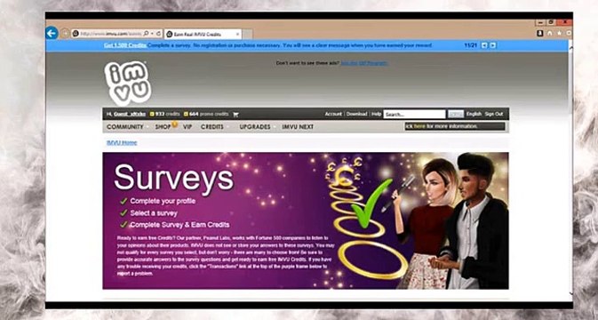 Make Easy IMVU Online Credits - IMVU HACK 2017.