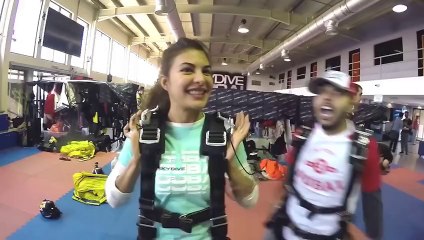 Jacqueline Fernandez sky diving video goes viral