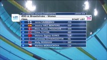 finale 200m brasse F - ChE 2016 natation