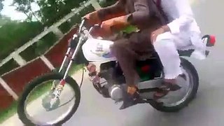 Bikers slip after one wheeling Epic fail Dont try this plesase KPK