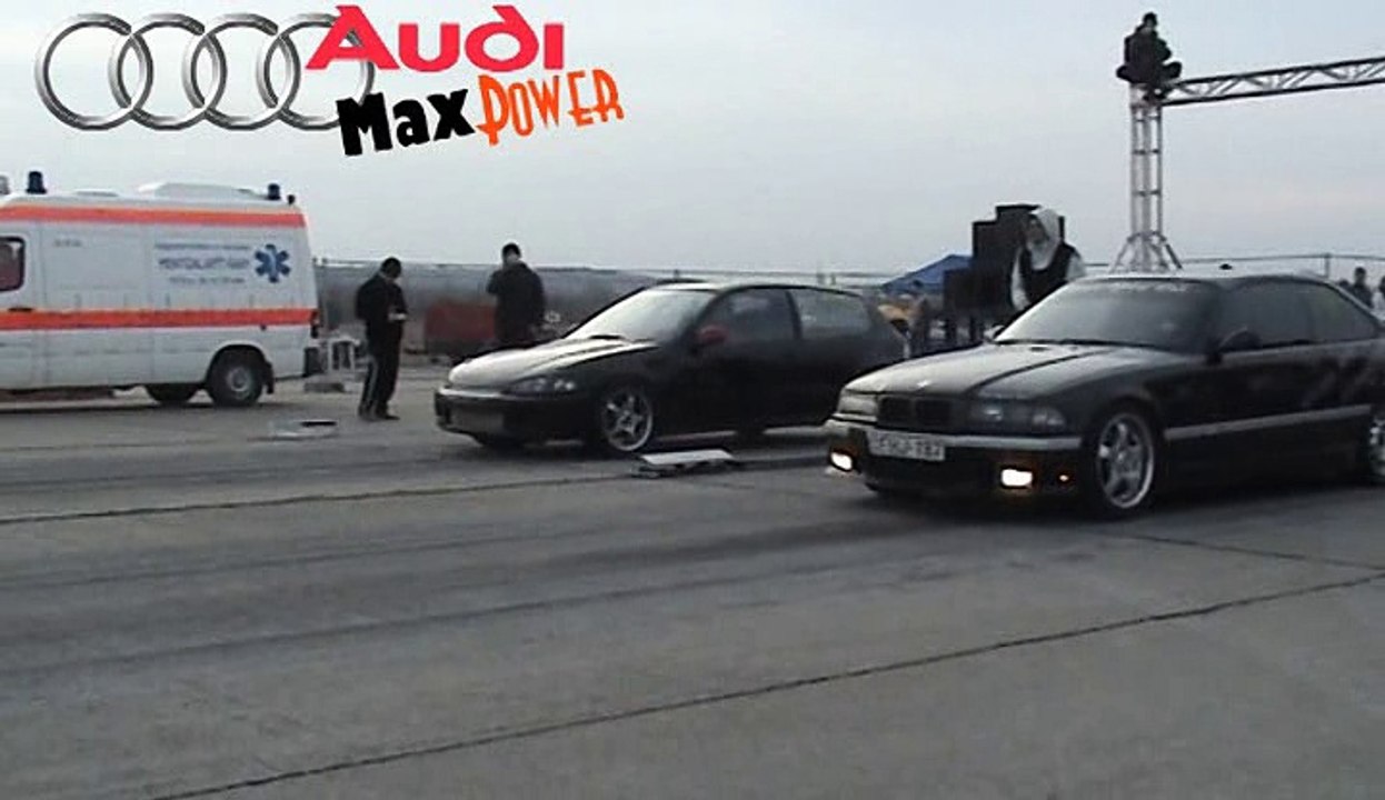 Honda Civic B16 Turbo Vs. BMW E36 M3