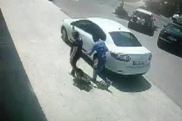 Güvenlik Kamerasının Görüntülediği Kapkaççı Kısa Sürede Yakalandı