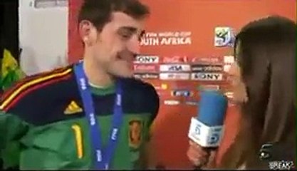 Footbaler Misbehaves with Reporter