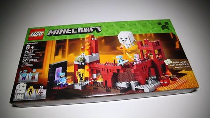 Lego Minecraft The Nether Fortress Speed Build (21122)
