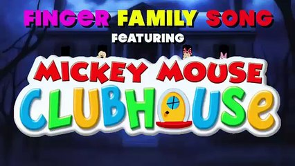 Mickey Mouse Clubhouse Adventure in Skeleton Crypt Finger Family Song!