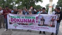 Gaziantep'te Hdp'lilerden Dokunulmazlık Protestosu