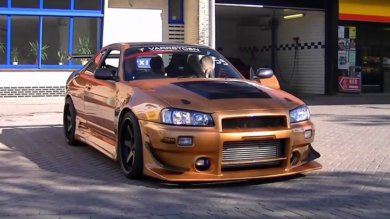650hp Nissan Skyline R33 GT-R Rev & Show Off