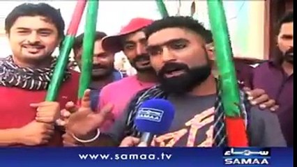 تحریک انصاف نے خواتین کی حفاظت کیلئے ڈنڈا بردار فورس کیا لگائی کہ ساری پٹواری بلوں میں گھس گئےا