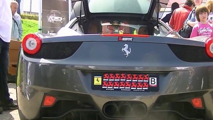 Ferrari 458 Italia Akrapovic LOUD Revs & Accelerating 1080HD