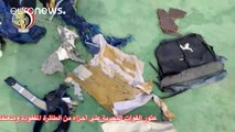 Egyptair: le immagini di alcuni resti del relitto