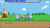 Peppa Pig Em Portugues andar de bicicleta | Jogos Para Crianças | Jogos Peppa Pig VickyCoolTV