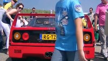 Ferrari F40 Custom Exhaust Revs, Acceleration!