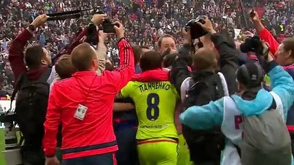 CSKA Moscow win sparks Russian title celebrations