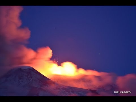 Stunning Footage Shows Mount Etna Eruptions
