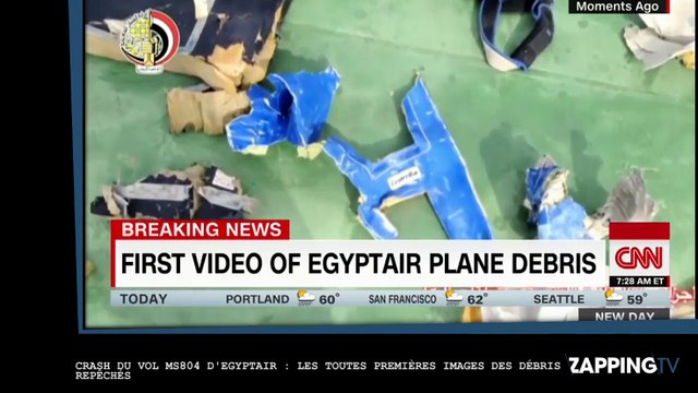 Crash du vol MS804 d’Egyptair : Les toutes premières images des débris repêchés