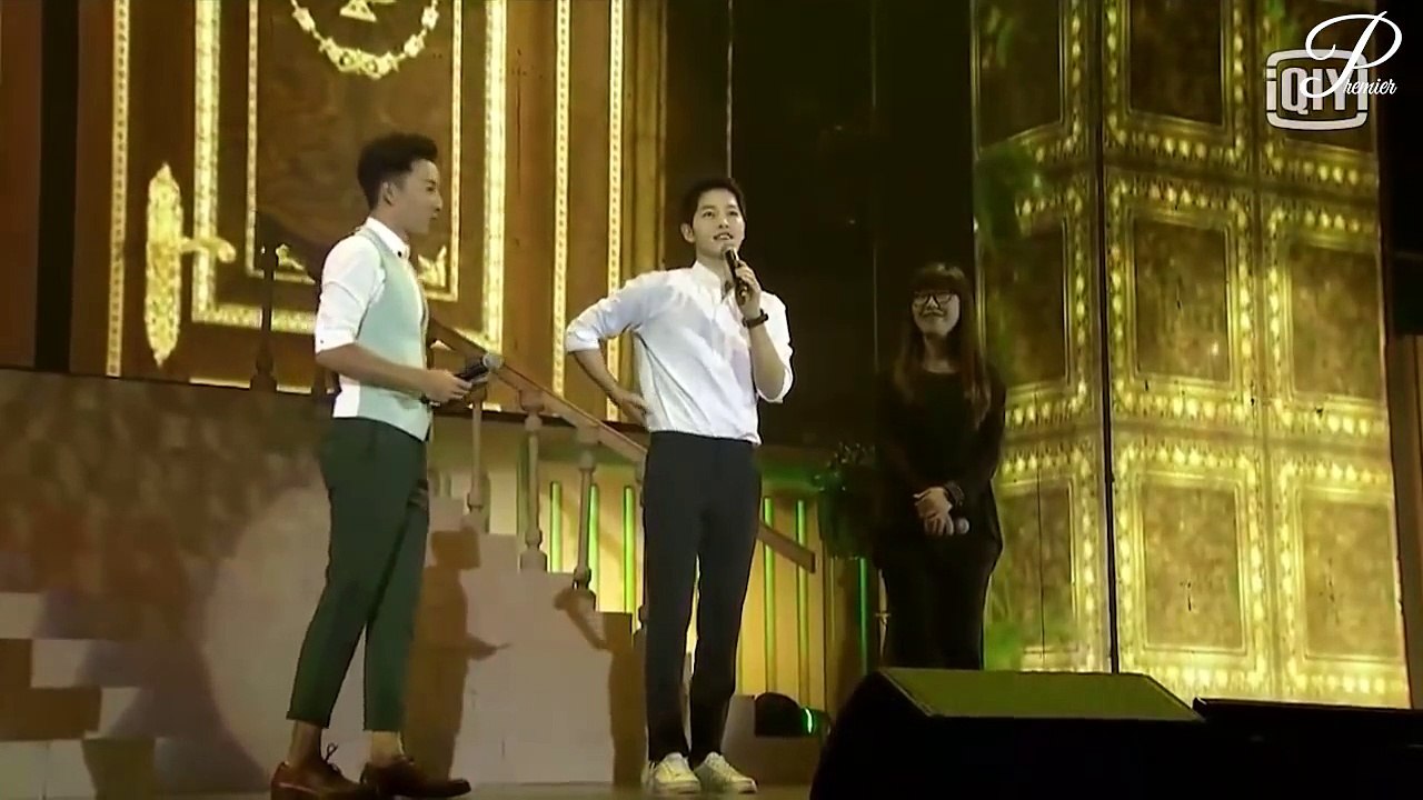 Song jung ki in China fan meeting with a lie detector