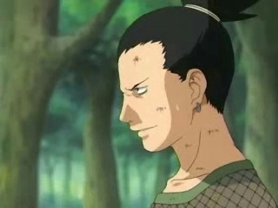 Asuma - Shikamaru vs Sonido.