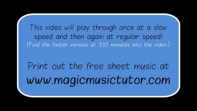 PAN'S LABYRINTH (Lullaby) - Easy - Piano / Keyboard Tutorial [Magic Music Tutor] free sheet music