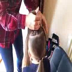 Tutorial braids hair for your baby by Katrina Deegan -